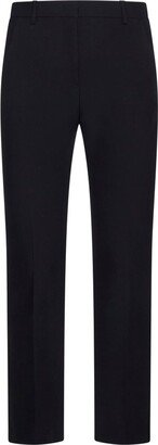 Straight-Fit Cropped Pants-AA