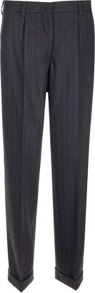 Striped Tailored Trousers-AB