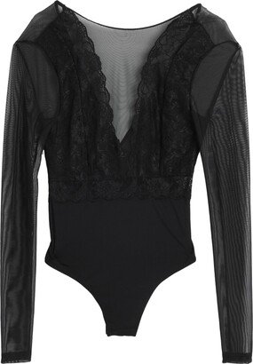 Lingerie Bodysuit Black-BA