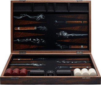 Tournament Size Cigar Backgammon Set