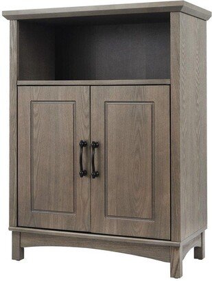 Teamson Home Russell Wooden Bathroom Free Standing Storage Cabinet