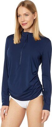 Cruz Rashguard (Navy) Women's Swimwear