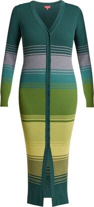 Shoko striped knitted dress
