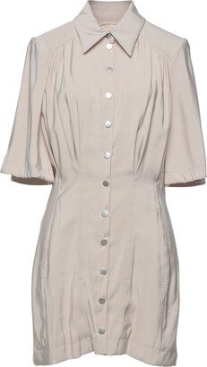 Mini Dress Beige-AF