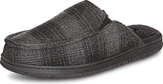 Men's Oliver Slippers | House Slippers for Men | Cushioned Footbed Lightweight Slip-On Bedroom Shoes with Rubber Outsole