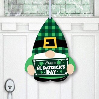 Big Dot Of Happiness Irish Gnomes - Hanging St. Patrick's Day Party Outdoor Front Door Decor 1 Pc