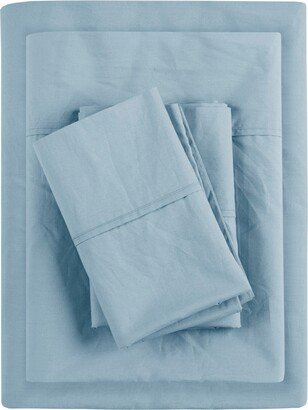 Peached Cotton Percale 4-Pc. Sheet Set, King