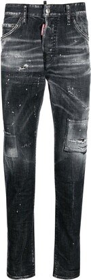 1964 Distressed Slim-Cut Jeans