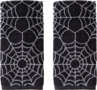 Spider Web Cotton 2 Piece Hand Towel Set