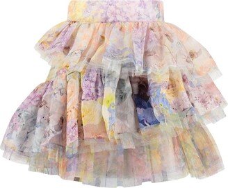 Rhytmic Ruffles Tiered Mini Skirt