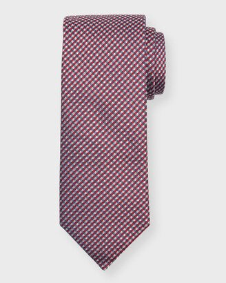 Men's Micro-Weave Print Tie