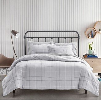 Home Design Two-Tone Grid 3-Pc. Comforter Set, King, Created for Macy's