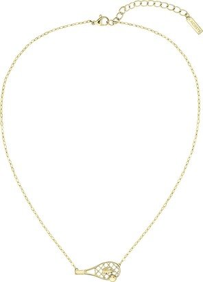 2040036 Jewelry Winna Women's Ionic Thin Gold Plated Pendant Necklace Color: Yellow Gold