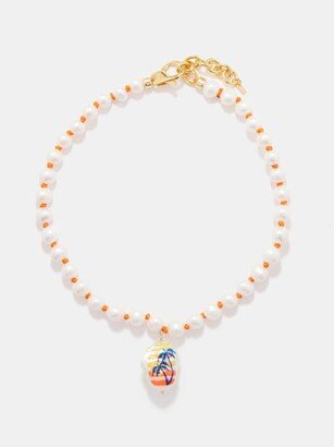 Chasing Sunsets Pearl & 14kt Gold-plated Necklace