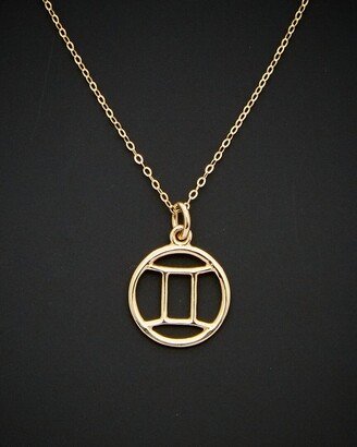 14K Gemini Zodiac Necklace