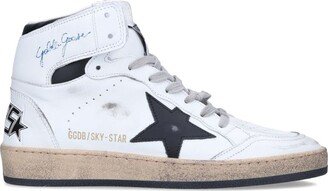 Leather Sky Star High-Top Sneakers