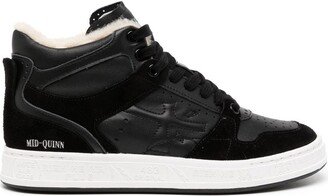 Panelled High-Top Sneakers-AF