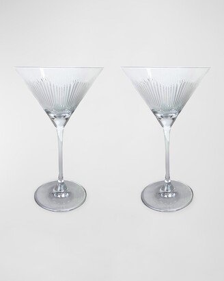 Berkshire Martini Glasses, Set of 2