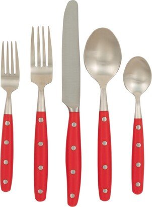 Lyon Poppy Flatware 20 Piece Set, Service for 4