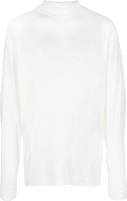 Paint-Splatter Roll-Neck Jumper