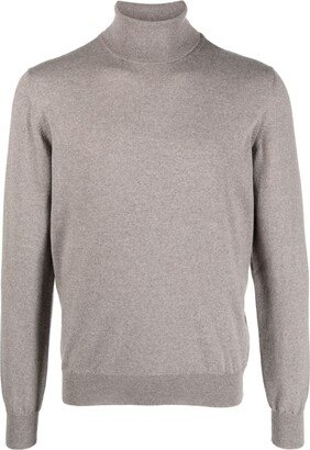 Roll-Neck Wool Jumper-BJ