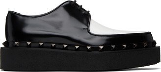 Black & White Rockstud M-Way Derbys