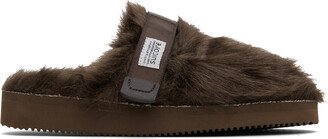 Brown ZAVO-2EU Slippers