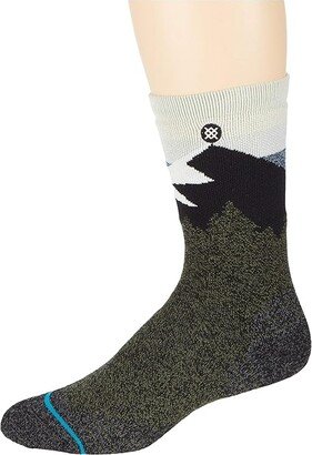 Divide St Merino Blend Hiking Crew (Blue) Crew Cut Socks Shoes