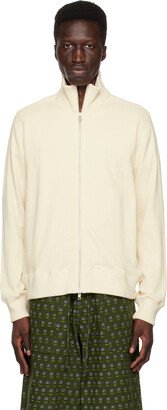 Gentle Fullness Off-White Softy Zip Thru Sweater