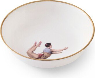 Melody Rose London Trapeze Boy Bone China Soup/Cereal Bowl 17Cm