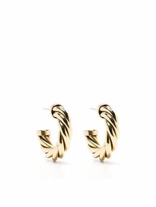 28mm Twisted Hoop Earrings