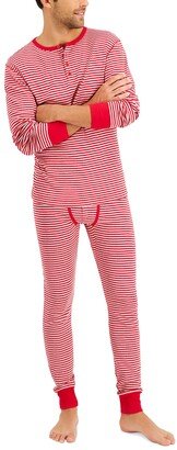 Men's Long John Sleep Pajamas, 2-Piece Set