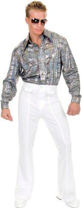 Charades Costumes Charades Mens White Disco Pants