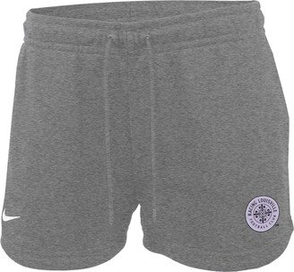 Racing Louisville Essential Women's Soccer Shorts in Grey