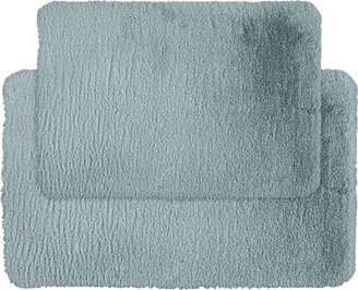 Villa Luxe 2-Pc. Faux-Fur Memory Foam Bath Rug Set