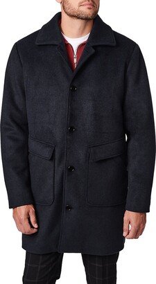 Longline Wool Blend Overcoat