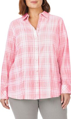 Rhea Plaid Tunic Blouse