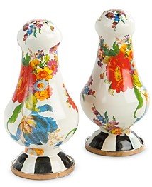 MacKenzie-Childs Flower Market Large Salt & Pepper Shakers