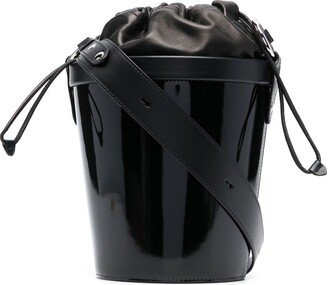 Bucket four-stitch bucket-bag