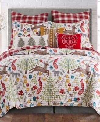 Folk Deer Quilt Sets