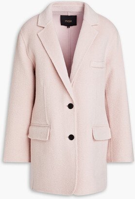 Wool-blend felt coat-AA