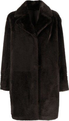 Reversible Shearling Coat-AB