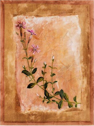 Pablo Esteban Pink Flowers Painting Canvas Art - 27 x 33.5