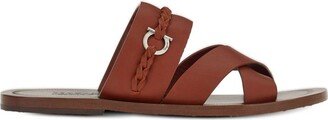 Gancini open toe sandals