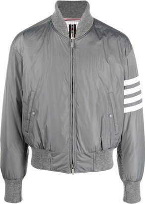 4-Bar stripe bomber jacket-AC