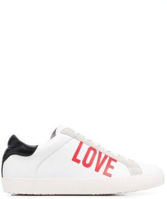 Logo-Print Low-Top Sneakers-AE