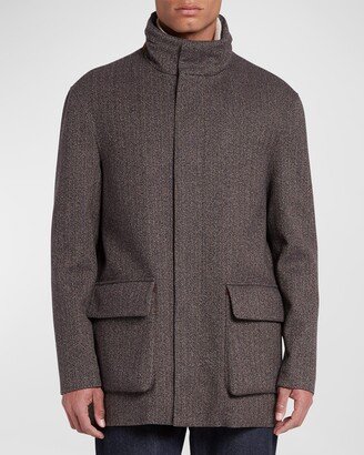 Men's Winter Voyager Wool Overcoat