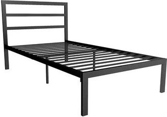 Avenue Greene Monica Metal Platform Bed with Headboard