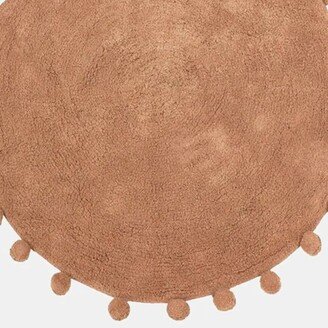 Furn Circle Pom Pom Bath Mat