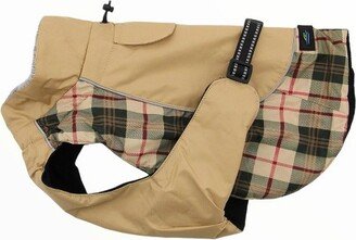 Doggie Design Alpine All-Weather Dog Coat - Beige Plaid (X-Small)